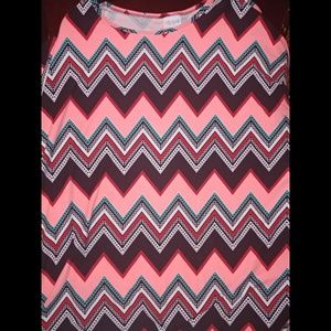 *SALE* Lularoe Chevron printed Irma